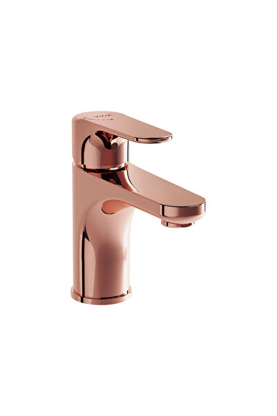 VitrA Artema Root Round A4270529 Lavabo Bataryası, Soft Bakır