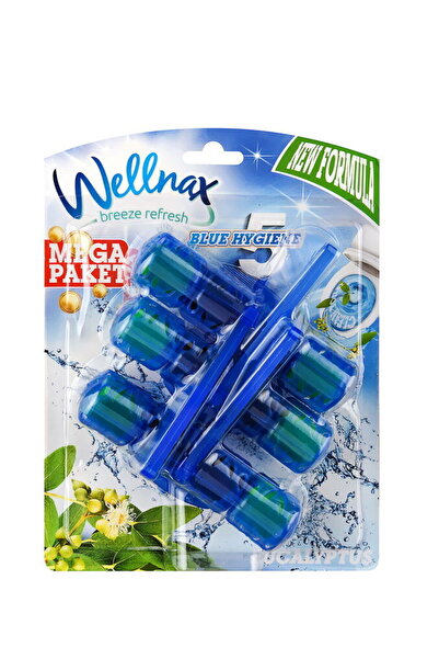Wellnax breeze refresh Wc Klozet Blok Okaliptus Ferahlığı 3'lü Mavi Su Paket X1