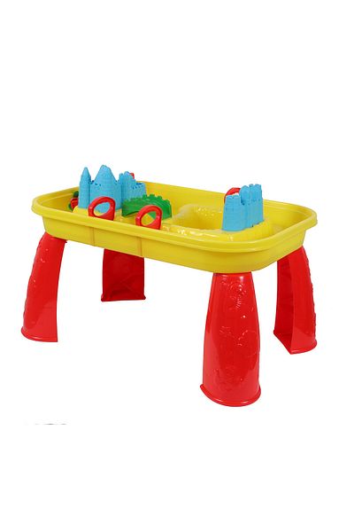 Ogi Mogi Toys Sand- und Wassertisch, langlebiger sensorischer Sandkasten für Kinder, 9-teilig
