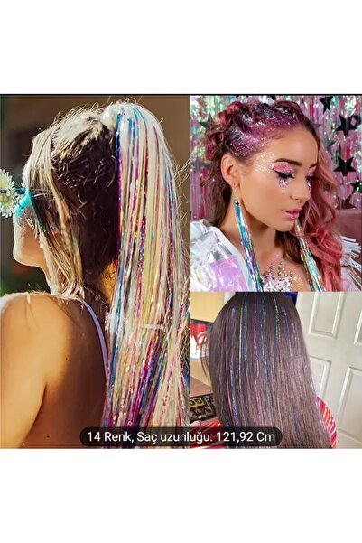 Beauty Box Σετ 12 χρωμάτων Fairy Hair Χριστουγεννιάτικο Πρωτοχρονιάτικο Φεστι...