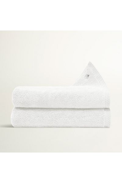 Ecocotton Σετ πετσετών μπάνιου από καθαρό βαμβάκι 2 τεμαχίων 100% οργανικό βαμβάκι με κέντημα με πεταλούδα 80x150 εκ.