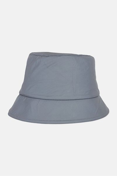 SKECHERS Women Brand Logo Bucket Hats, Grey