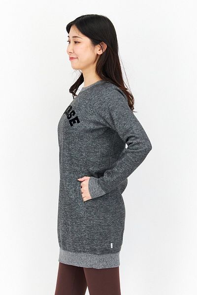 converse Women Sportswear Fit Brand Logo Training Sweatshirts, Black