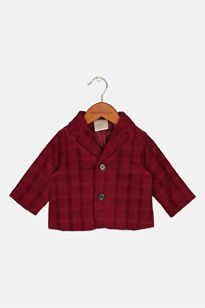 FIRST IMPRESSIONS Toddlers Boy Long Sleeves Textured Jacket, Maroon