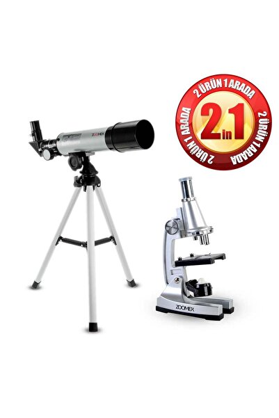 Zoomex Zmxf360a450 Mikroskop Hediyeli 90x Teleskop Seti