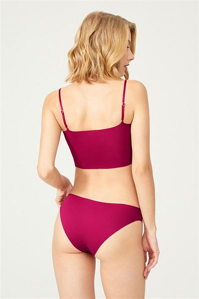 Cottonhill Chiloți de bikini de bază, fără marcaj, tăiați cu laser, pachet de 7 - 2