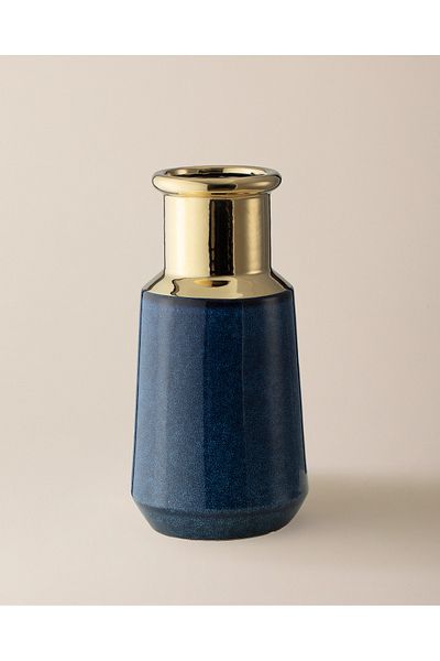 Madame Coco Blue Africain Ceramic Vase