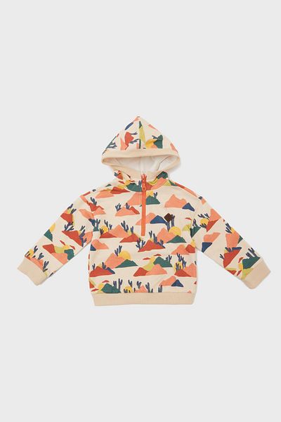 GB Baby Bg Store Baby Boy Beige Tracksuit Top 22pfwbg1413