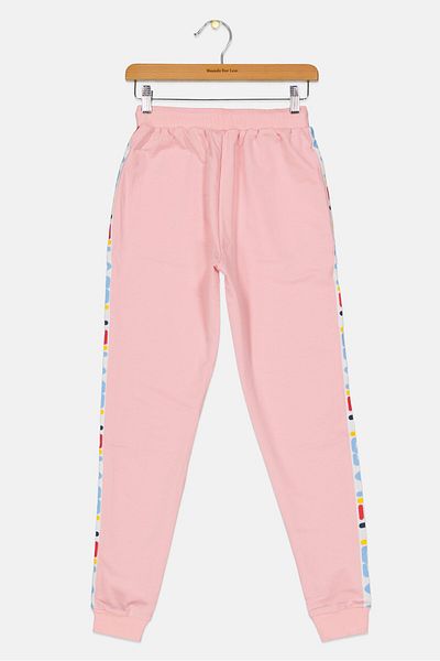 Fila Kids Girl Sportswear Fit Drawstring Jogger Pant, Pink