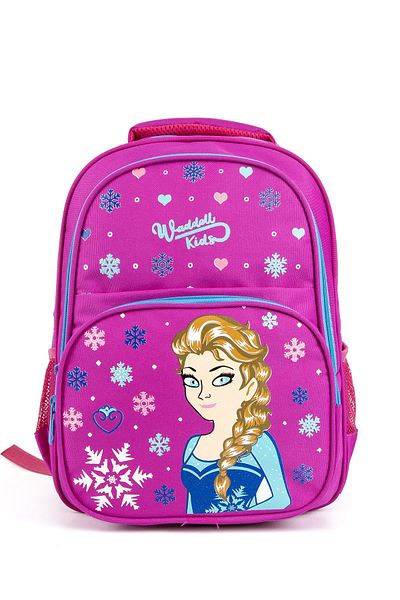 Necati Çanta Σακίδιο πλάτης Δημοτικού Σχολείου Nutritioned με Snow Country Figure Highlighter Pink