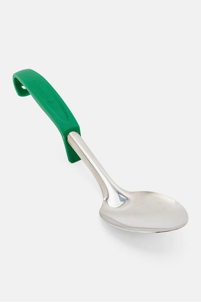 masterclass Coded Catering-quality Stainless Steel Serving Spoon, Green