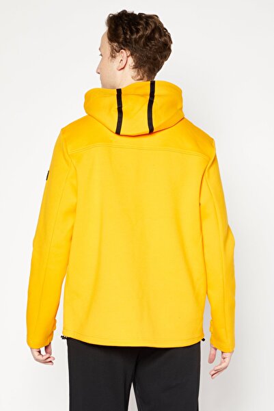 O'Neill Men Hooded Long Sleeve Solid Sweatshirt, Orange