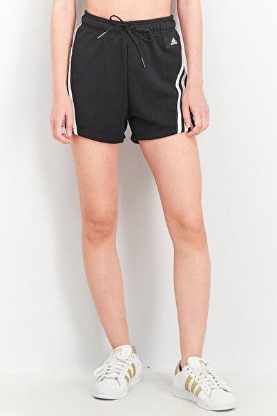 adidas Women Sportswear Fit 3Stripes Running Shorts, Black