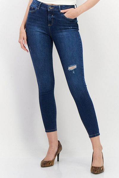 DOROTHY PERKINS Women Skinny Fit Dark Stretchable Denim, Indigo