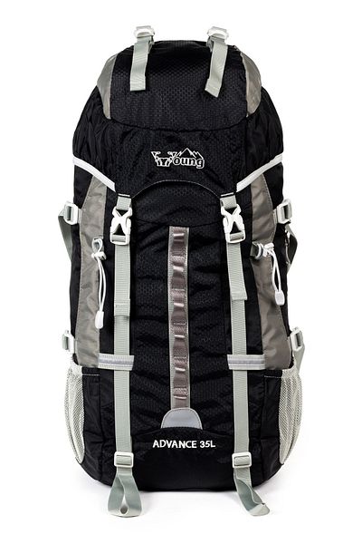 Necati Çanta 35 Liter Black Professional Mountaineer Backpack