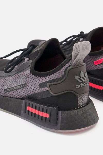 adidas Kids Boy Lace Up Nmd R1 Spectoo Sports Shoes, Black