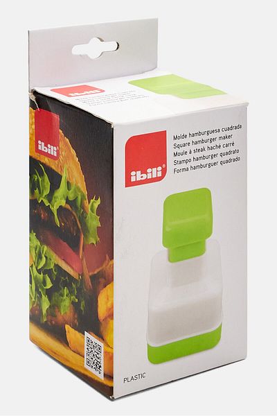 iBiLi Square Hamburger Maker, White