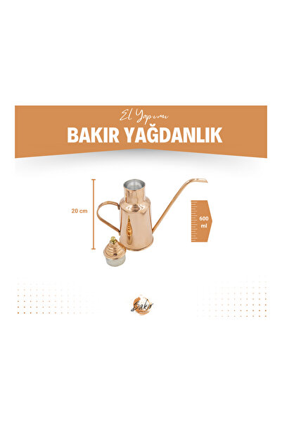 Bakır Concept Copper Color Oil Pot - Elegant and Stylish Design