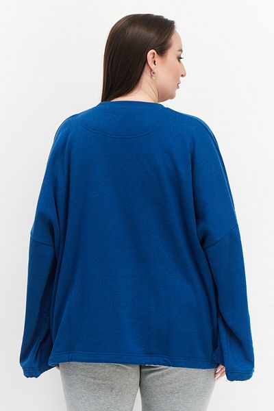 adidas Women Sportswear Fit Long Sleeve Training Sweatshirt, Blue