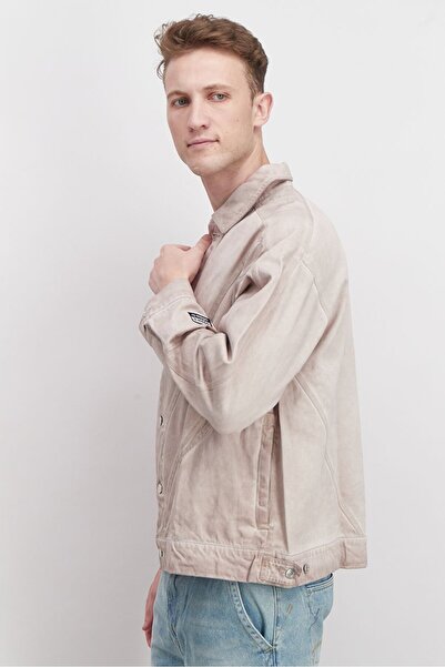 adidas Men Sportwear Fit Fashion Denim Jacket, Dirty White