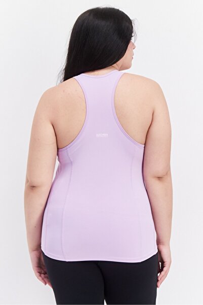 SKECHERS Women Sportswear Fit Sleeveless Training Top, Purple