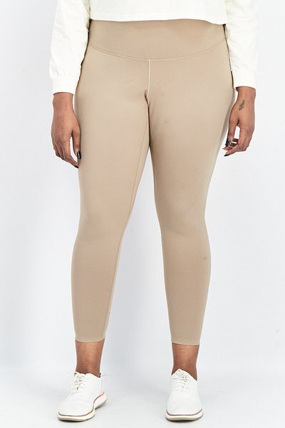 adidas Women Plus Size Training Leggings, Taupe