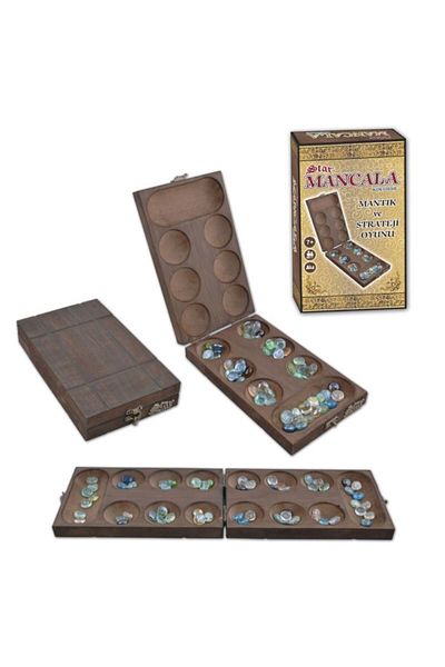 Star Oyun Star Wooden Mancala