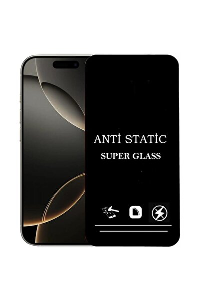 anti Static Screen Protector Dustproof Tempered Glass Compatible with iPhone 16 Pro