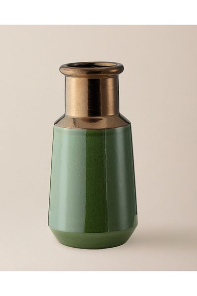 Madame Coco Green Africain Ceramic Vase