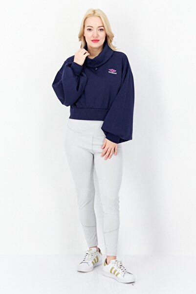 UMBRO Women Sportswear Fit Training Sweatshirt, Navy Blue