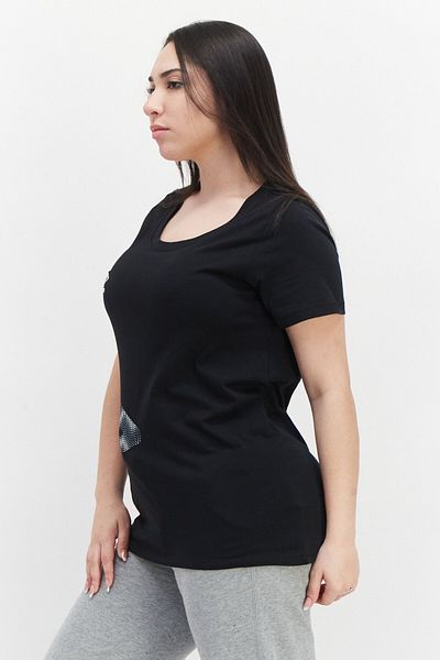 UMBRO Women Sportswear Fit Short Sleeve Outdoor T-Shirt, Black
