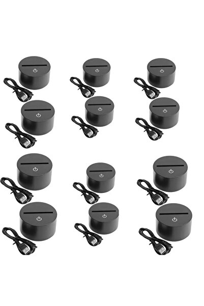 Choice1 بانداي B7 لون 12 قطعة 6/12 قطعة قاعدة مصباح ثلاثي الأبعاد LED ضوء ليل...