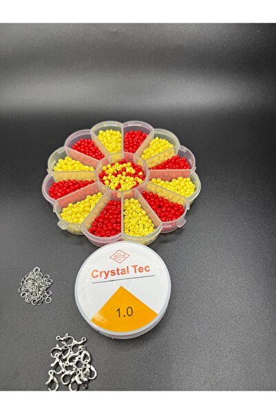 Egem aksesuar Комплект мъниста с мотив на маргаритки