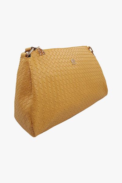 SOSELA 67-7153 Perla Mustard Women's Crossbody Bag