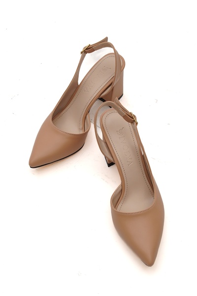 DİVOLYA Sahra Nude Heeled Daily Use Shoes