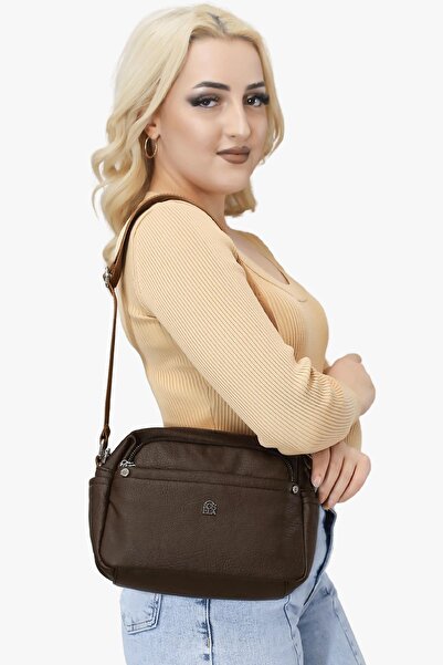 SOSELA 67-7081 Women's Annabel Brown Crossbody Bag