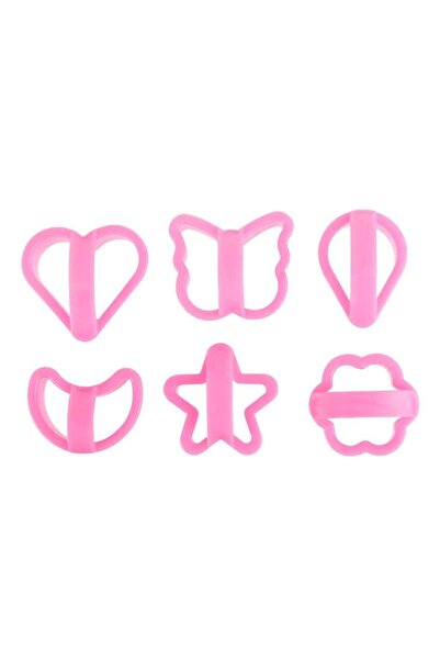 Vi Caro 6 Different Shaped Cookie and Candy Dough Mold Set in Mixed Colors