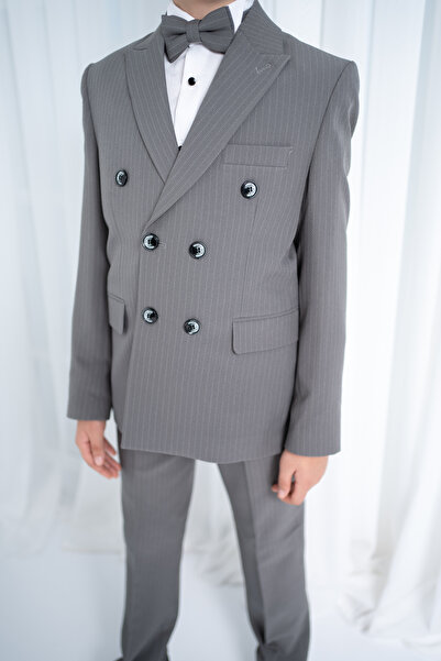 SENİOR Erkek Çocuk Kruvaze Takım Elbise