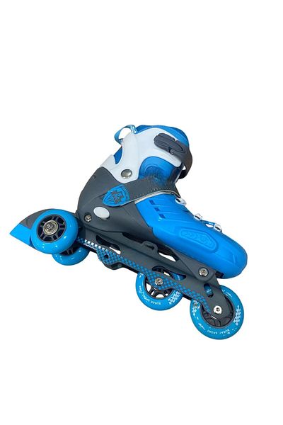 crayz toys Professional Lighted Silicone Caster Adjustable 2+2 Kids Adult Skates