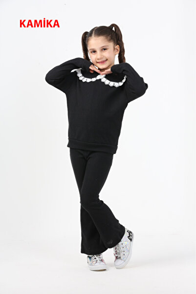 KAMİKAM Set pentru fetiță din dantelă șardon (1 MĂRIME îți lipește GERMANIA M...