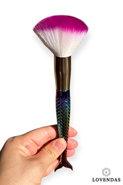 Lovendas Professional Makeup Blush and Loose Powder Brush - Fish Brush
