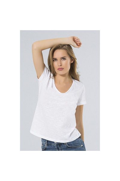 Wtshirt Set pijama Paris pentru femei - alb