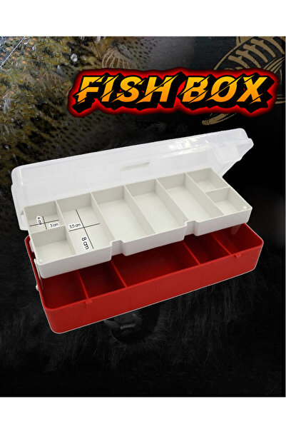 usmtekno Rapala Kutusu Yem Lures,Jig Yem Suni YapayYem Rapala Kutusu Kırmızı