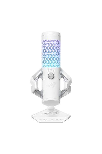 ASUS ميكروفون الألعاب Rog Carnyx RGB باللون الأبيض