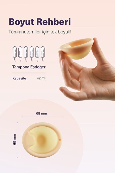 irie Adet Diski - Menstrual Disc -  Kullanımı Kolay - Sızdırmaz - Konforlu - Can Yakmaz Acıtmaz