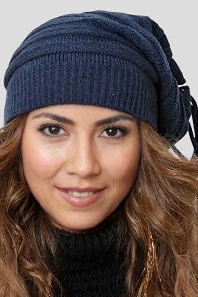 Trenderrs Жіноча зимова в'язана шапка та шарф