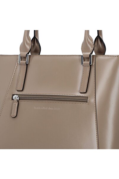 Picard Black Tie Handbag Leather 29 cm