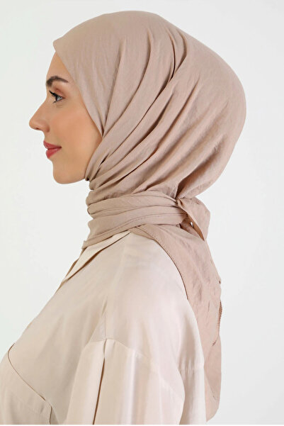 HAREM SCARF Σκούρο μπεζ Χαρέμι Κασκόλ Παραγγελία Κασκόλ