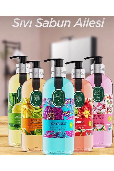 Eyüp Sabri Tuncer Eyüp Sabri Tuncer Legendary Liquid Soap Family - Çeşme Ocean Bodrum Amber Japón