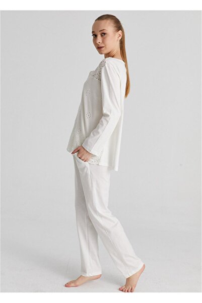 Magic Form 17108 Long Sleeve Pajama Set with Broads